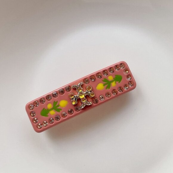 TORY BURCH Roxanne Embellished Small Barrette - Picture 2 of 7